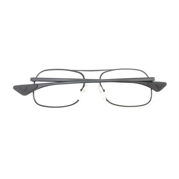 ArtCraft Matte Black Square Aviator Eyeglasses Frames 55-18 140 USA Men Women - Picture 11 of 12